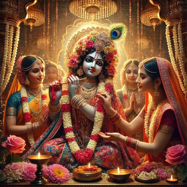 A group of women in a room with a person holding a flute

AI-generated content may be incorrect.