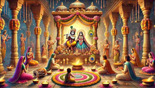 A painting of people sitting on a stage

AI-generated content may be incorrect.