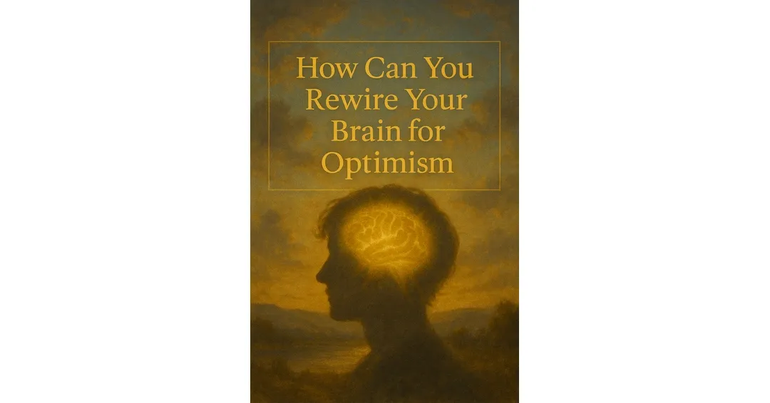 An image of a person's brain depicting the idea of rewiring brain for optimism.