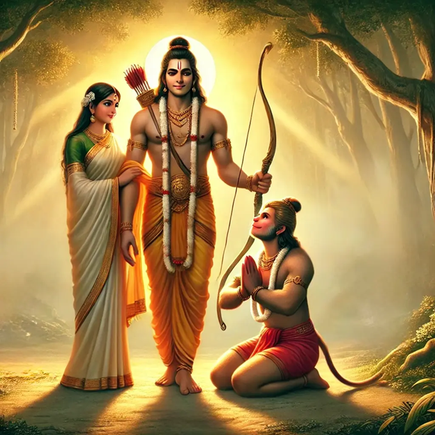 A painting of two people with a monkey

AI-generated content may be incorrect.