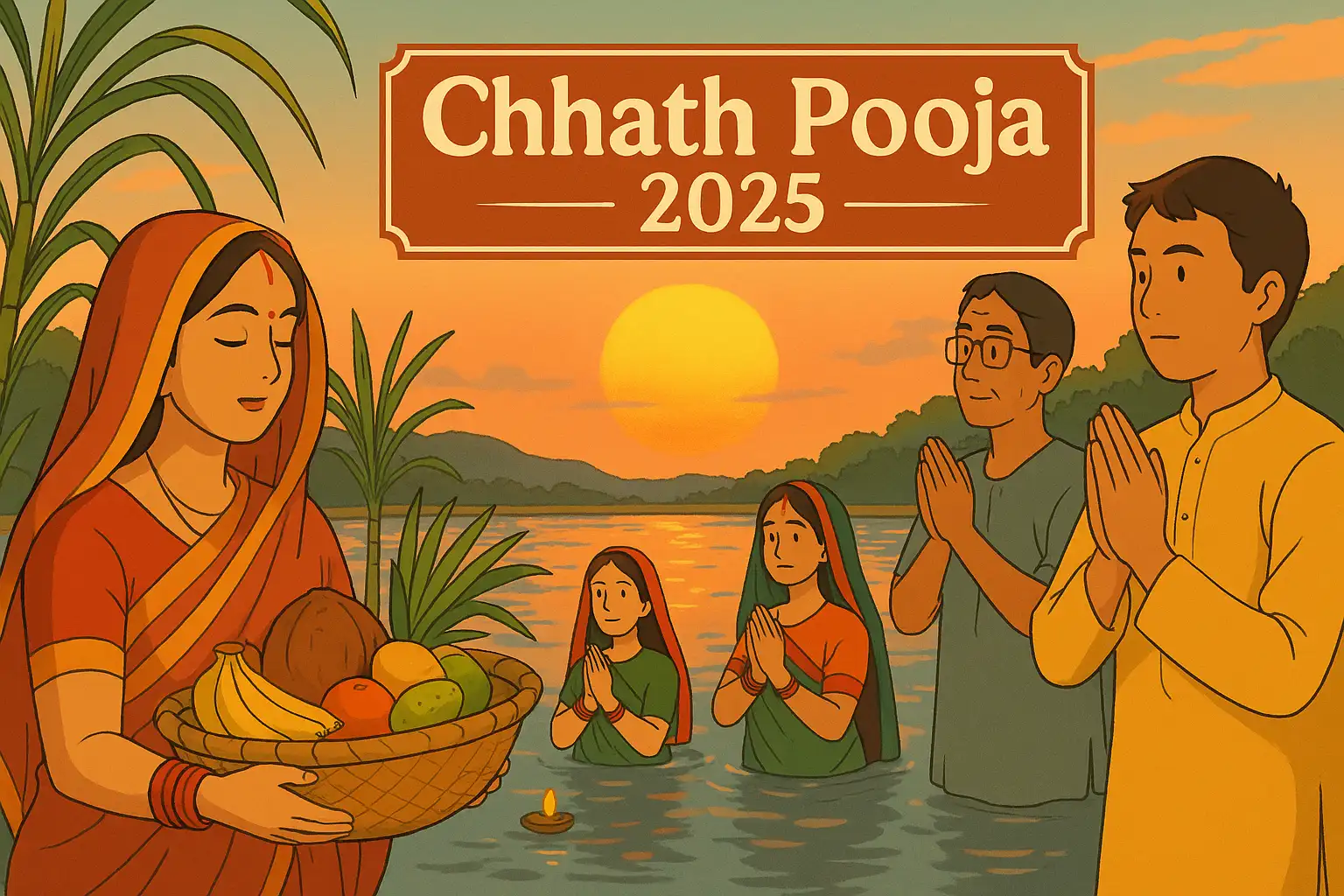 Chhath Puja 2025 Dates, Sunrise & Sunset Timings, Rituals & Significance |  Swami Mukundananda Teachings