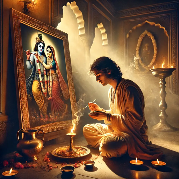 A person sitting in front of a painting

AI-generated content may be incorrect.