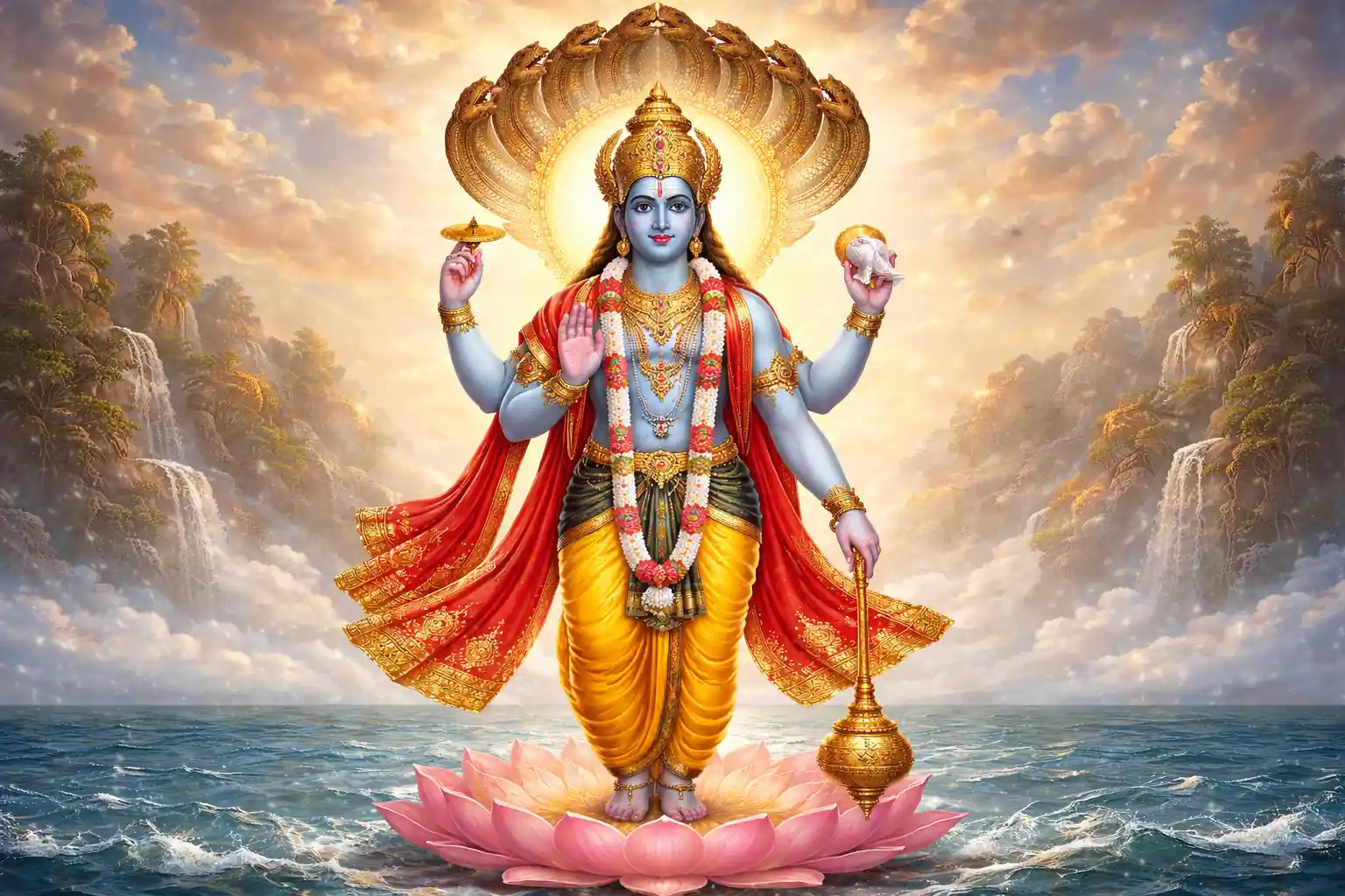 In stillness and strength, the preserver watches over all creation