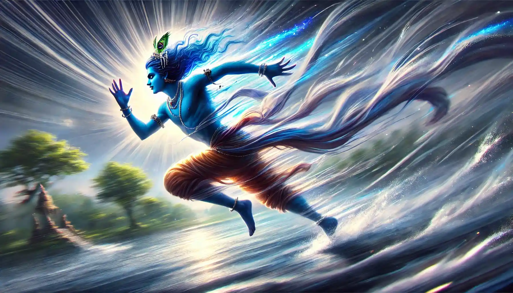 Lord is “manaso javīyaḥ”: far swifter than the mind.