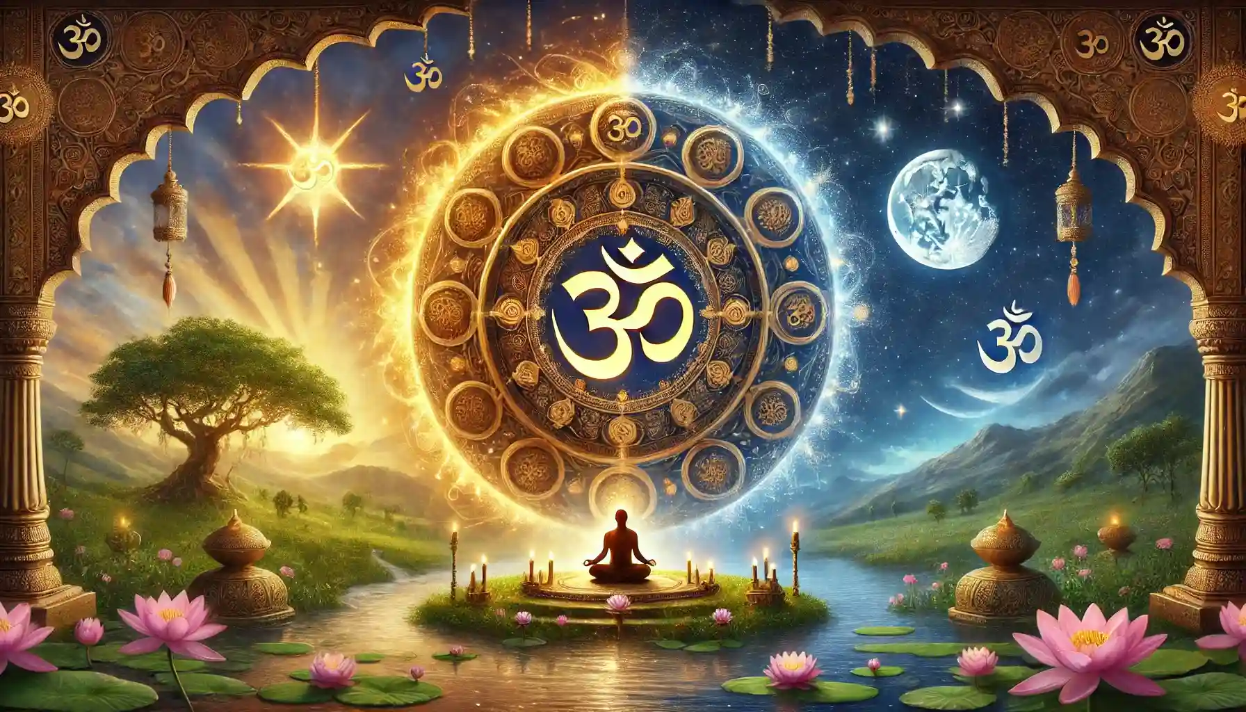 Om: The sacred sound at the beginning of life, the center of existence, and the soul’s final offering in the eternal cycle