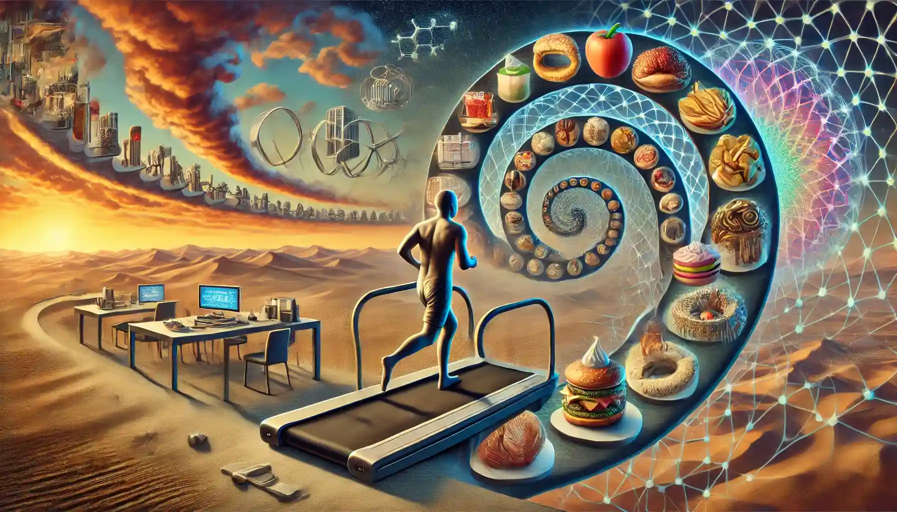 When one is trapped in mere sensual pursuit, it is like running on a treadmill that moves vigorously but gets nowhere.