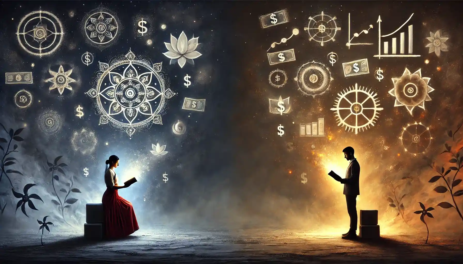 Material knowledge (avidyā) and spiritual knowledge (vidyā) are both incomplete by themselves.