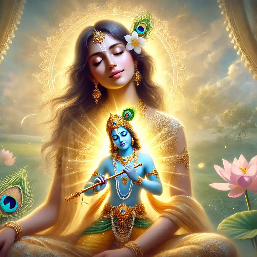 Like a bee tasting honey, God Himself relishes the sweetness of the devotee’s love while residing within their heart.