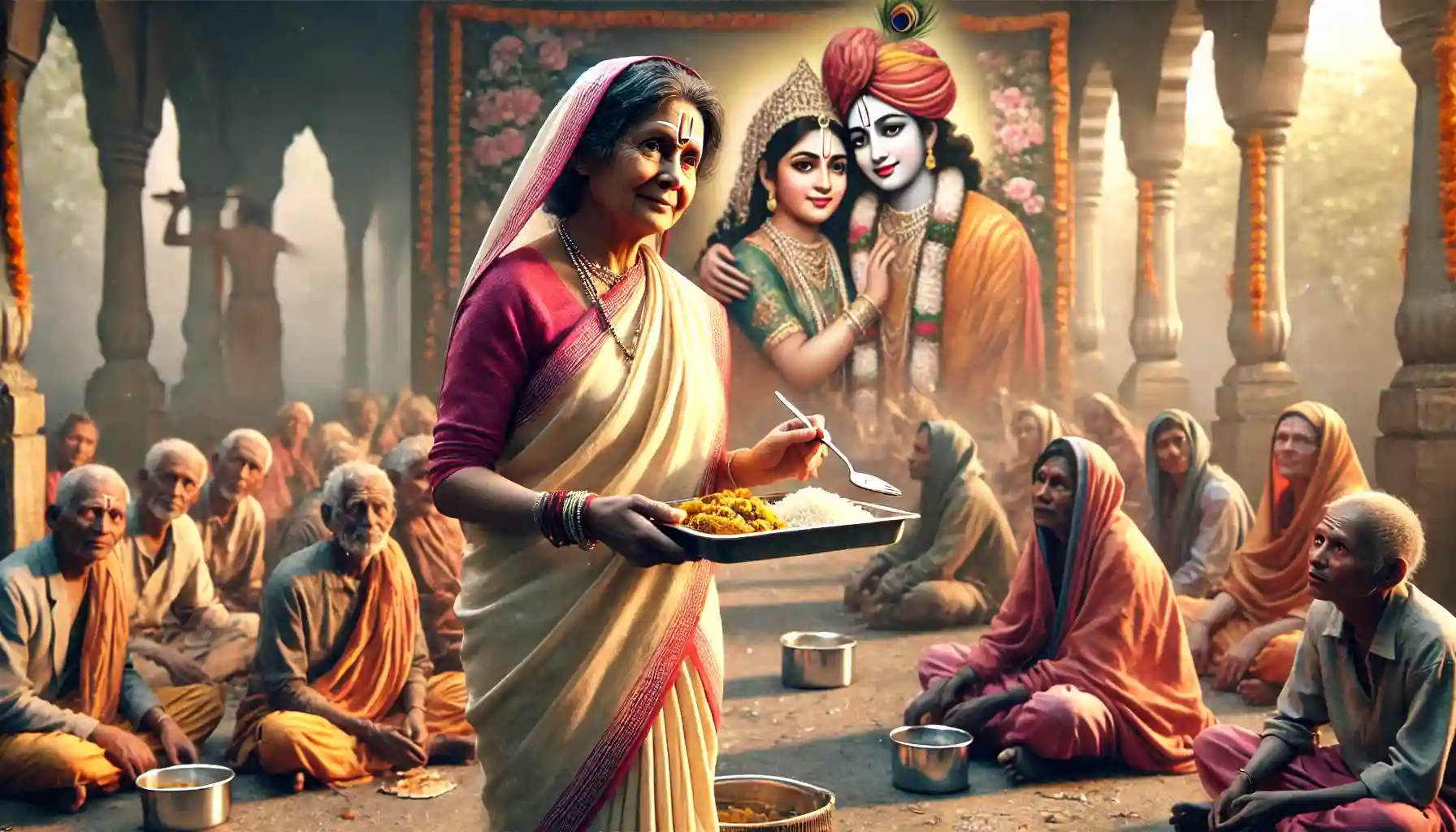 On Meri Radhey Diwas, we channel the spirit of giving and joy into spiritual growth, honoring Radha Rani and Shree Krishna with devotion.