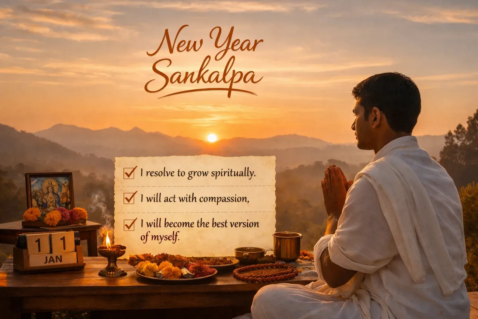 "New Year Sankalpa - Health, Relationships, Mind & Emotions