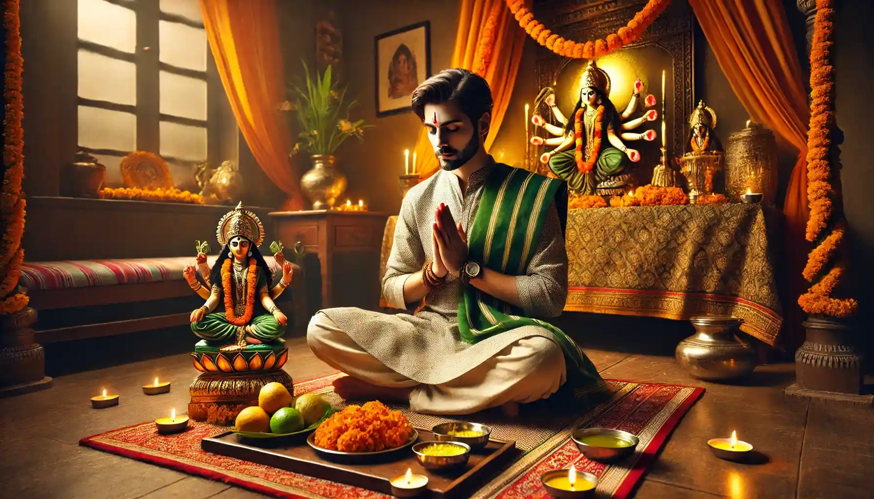 Fasting or have simple food  is considered especially powerful