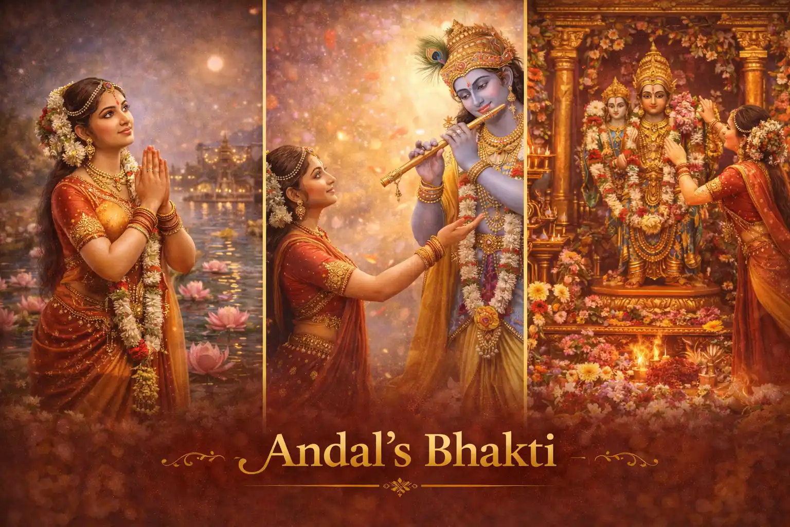 Andal's unwavering Bhakti towards Shree Krishna