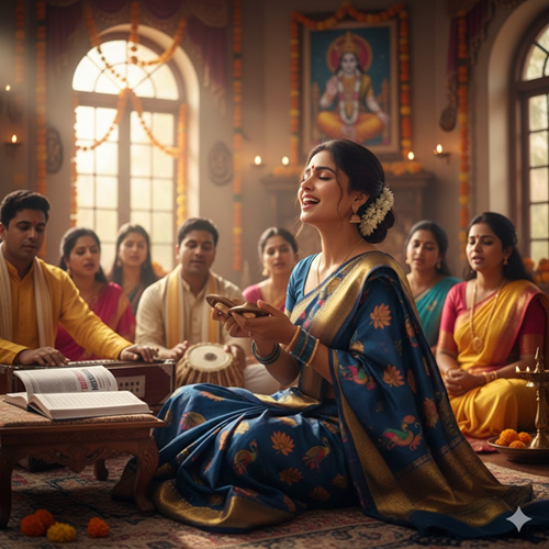 Ekadashi blossoms fully in sacred association.