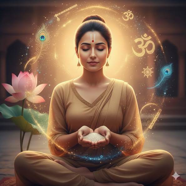  ay even these humble seeds carry my love to Your lotus feet."