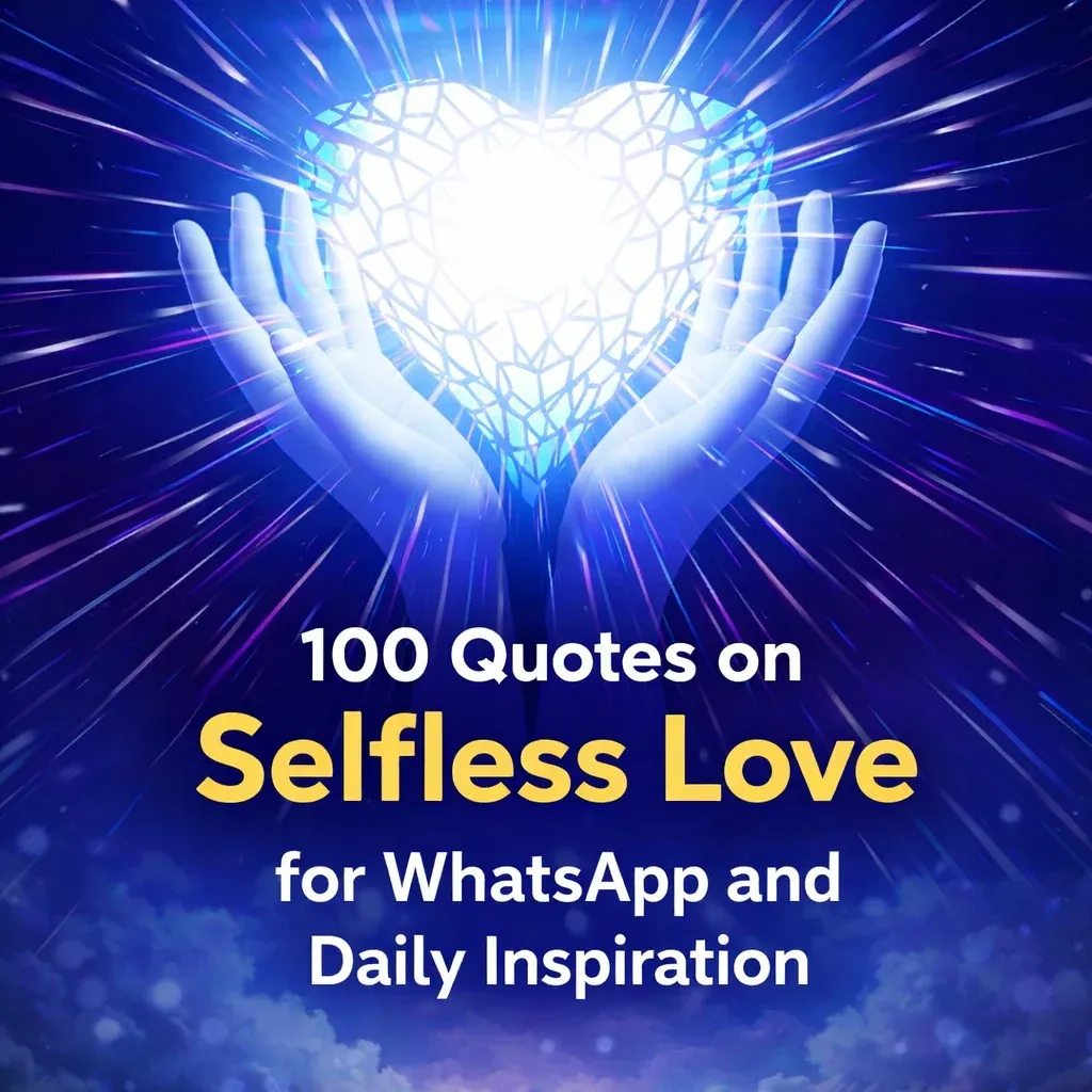 Let these 100 selfless love quotes awaken peace within, inspire gratitude, and fill each day with compassion and divine warmth. 🌅💛