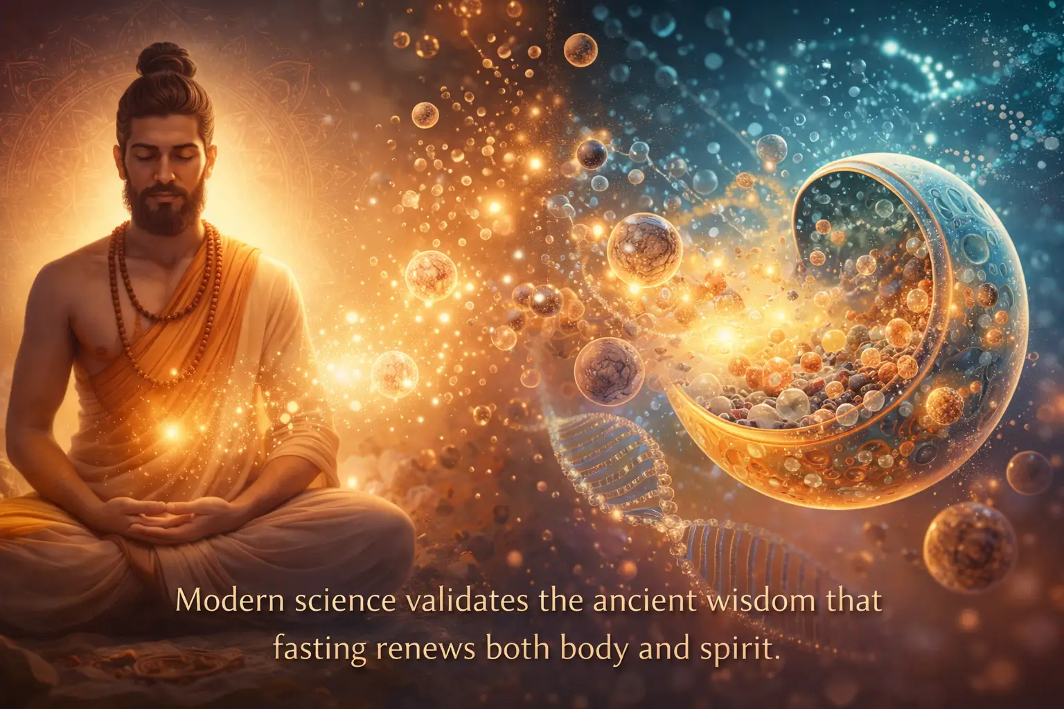 Where ancient wisdom meets modern science, fasting renews the body while purifying from within.