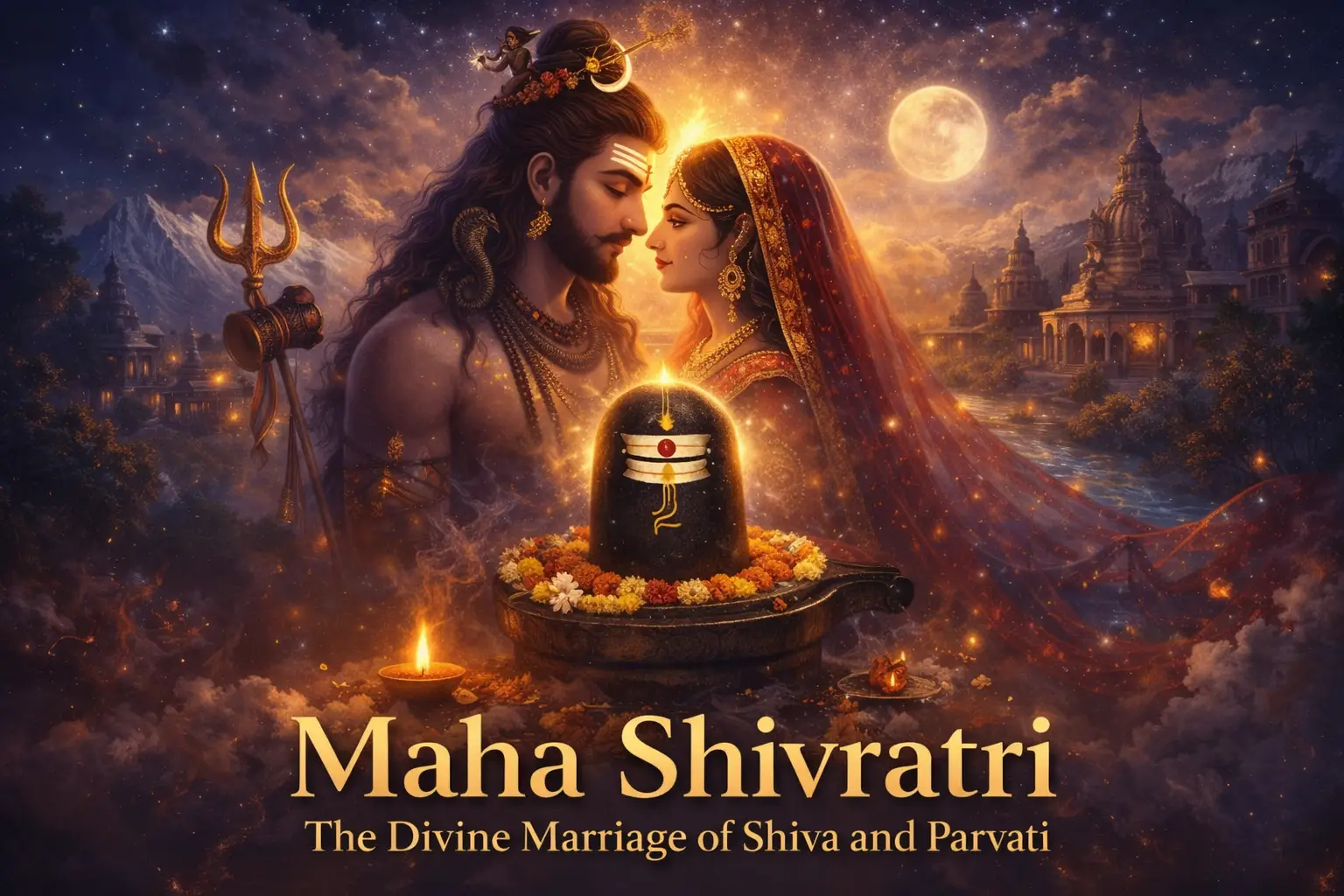 Maha Shivratri: The Divine Marriage of Shiva and Parvati