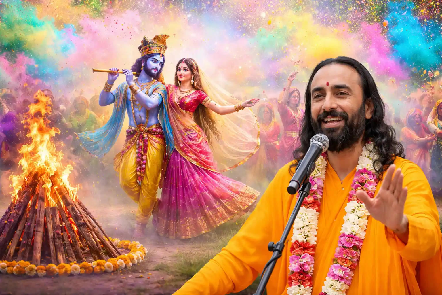 Swamiji's Discourse on Divinity In the festival of Holi