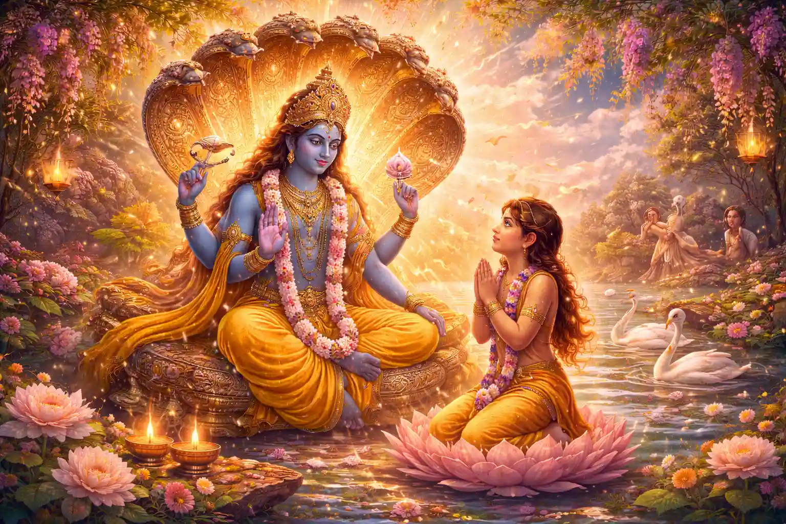 We must take inspiration from Prahlad's devotion for Lord Vishnu, despite signifcant challenges