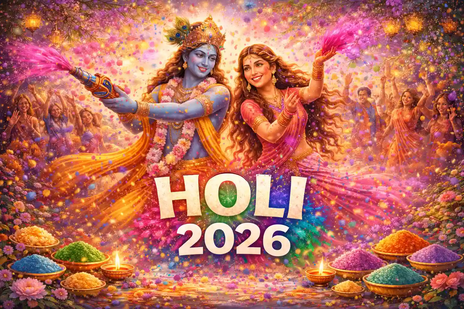 Holi 2026 is an opportunity for coloring of faces and purification of the mind and heart.