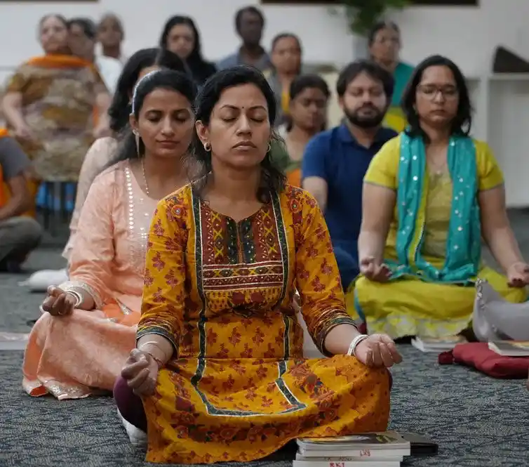 Meditation is a practice of quieting the mind and turning inward to find peace, clarity, and balance. 