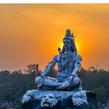 Lord Shiva with Radiant Sun Symbolism (Ravi Pradosh)