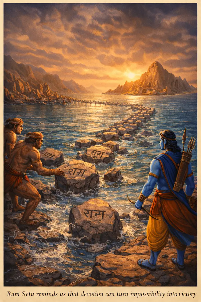 Through Ekadashi observance, grace builds bridges where effort alone cannot.