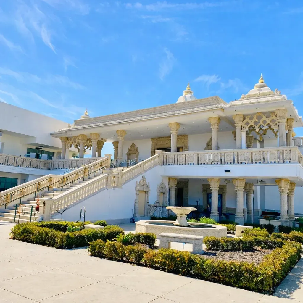 Radha Krishna Temple of Dallas in Allen Texas where Ram Navami 2026 celebrations and Hindu festivals are held