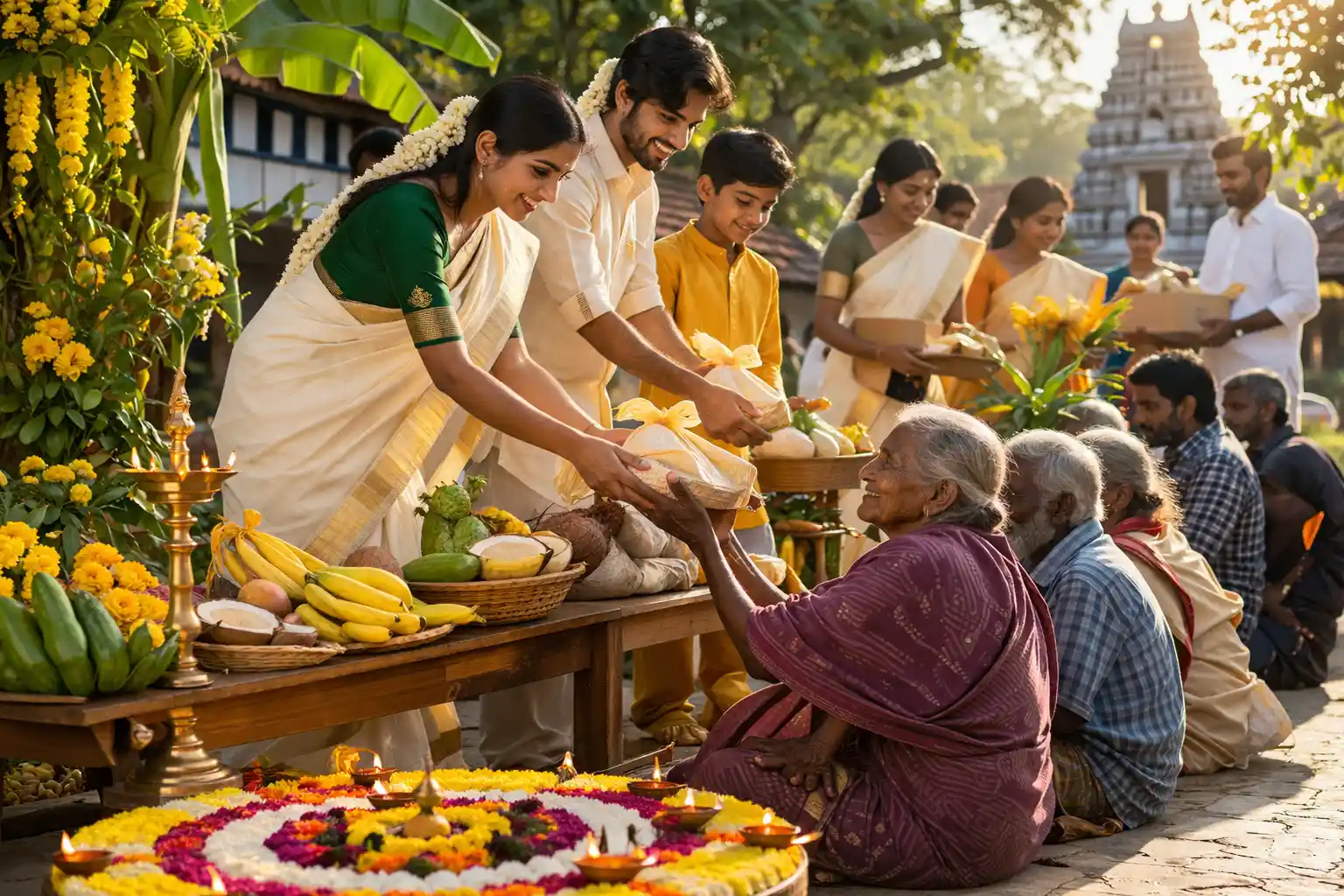 Another important aspect of these festivals is the emphasis on giving.