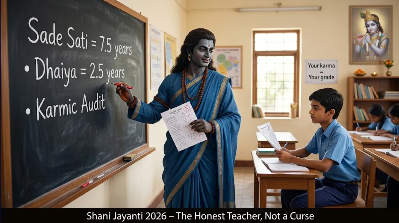 Shani’s obstacles are purifying corrections.