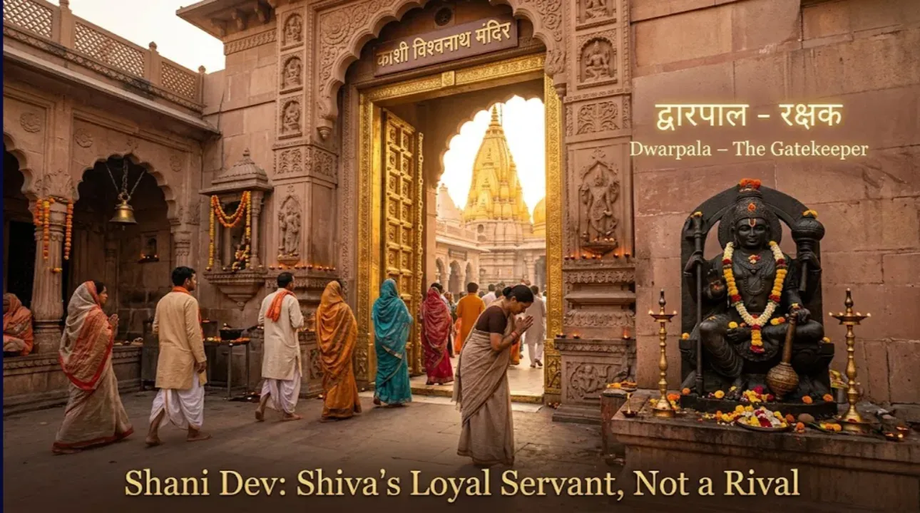 Shani Dev is himself a devotee of SHRI KASHIVISHWANATH MAHADEV