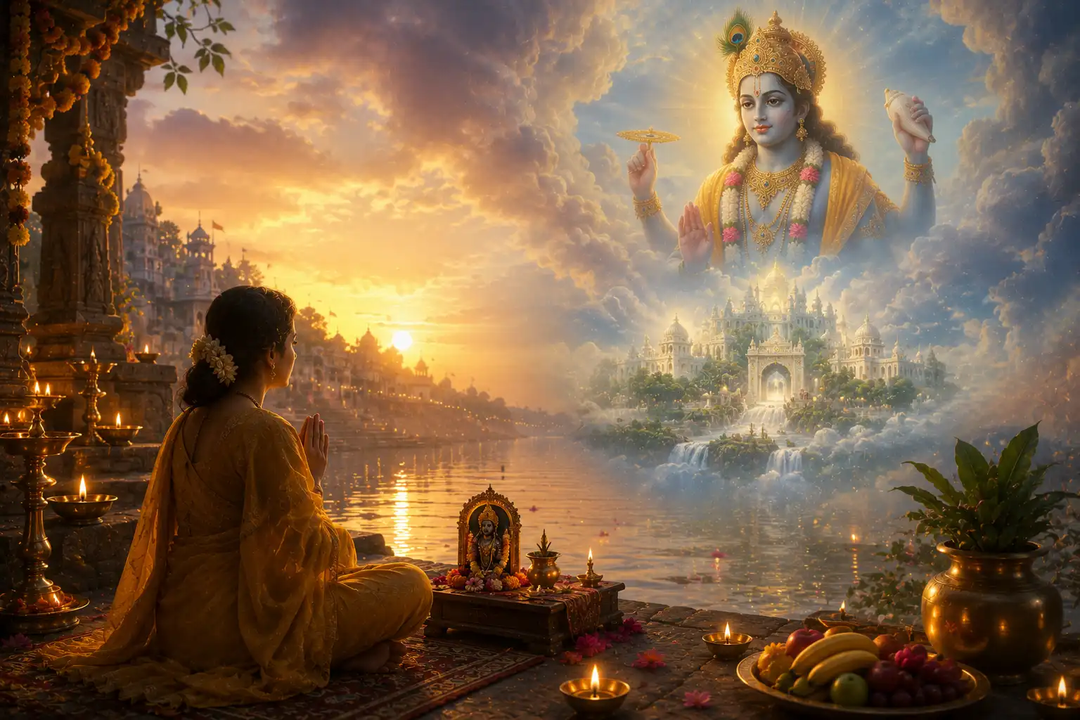 Ekadashi is about creating a shift in consciousness, where the seeker begins to prioritize spiritual growth over worldly distraction.