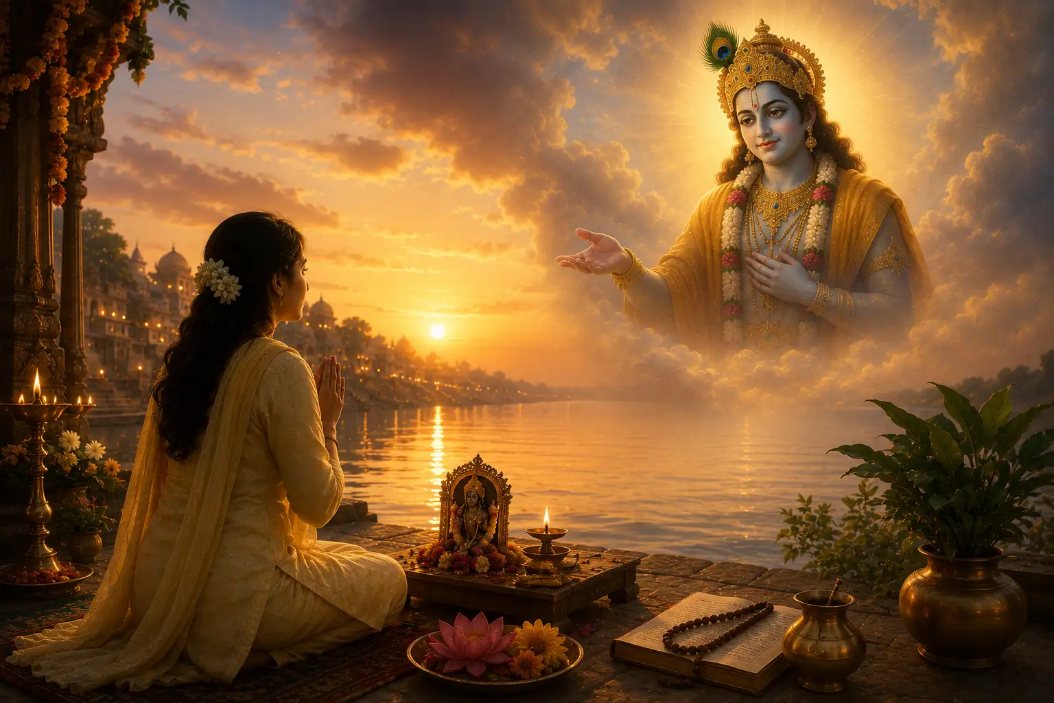 Surrender and humility deepens devotion and opens the door to grace.