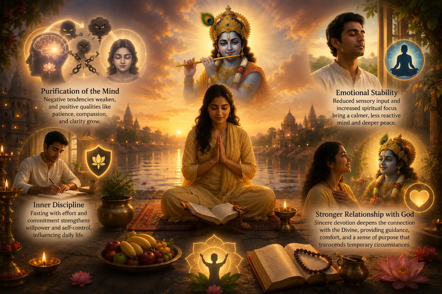 The most important benefits of Ekadashi lead to deeper impact that is experienced internally