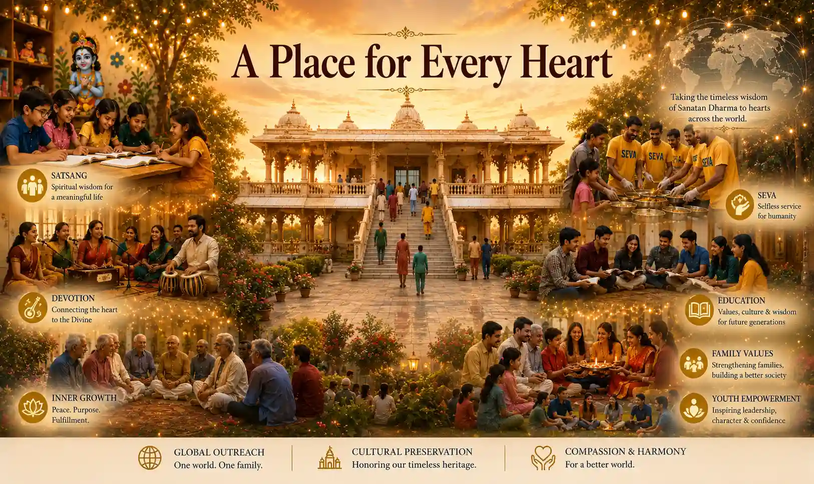 A Place for Every Heart to Learn, Serve, Grow, and Connect with God