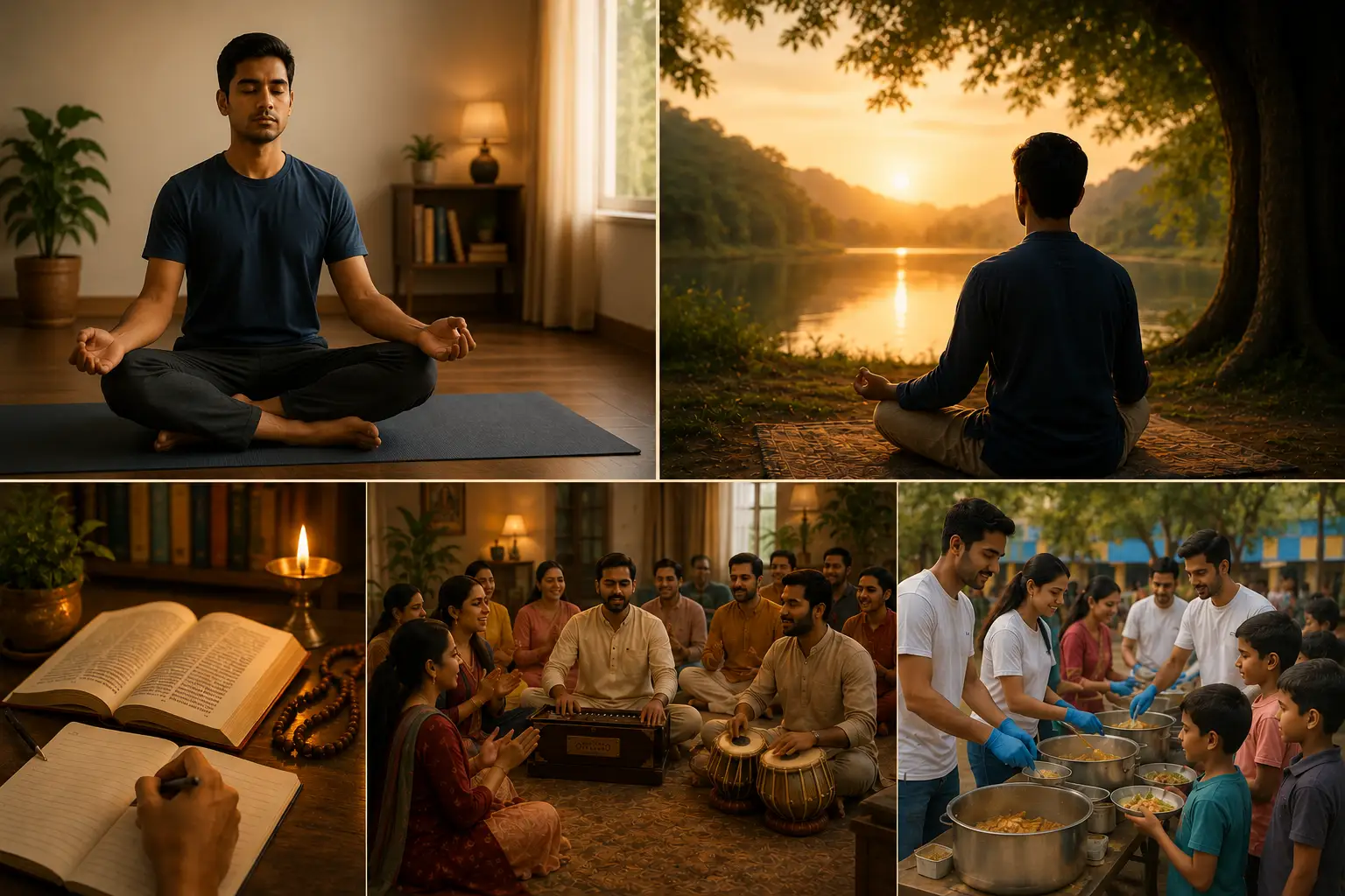 Through daily sadhana, satsang, chanting, and service, JKYog encourages seekers to cultivate a balanced and sustainable spiritual routine. 