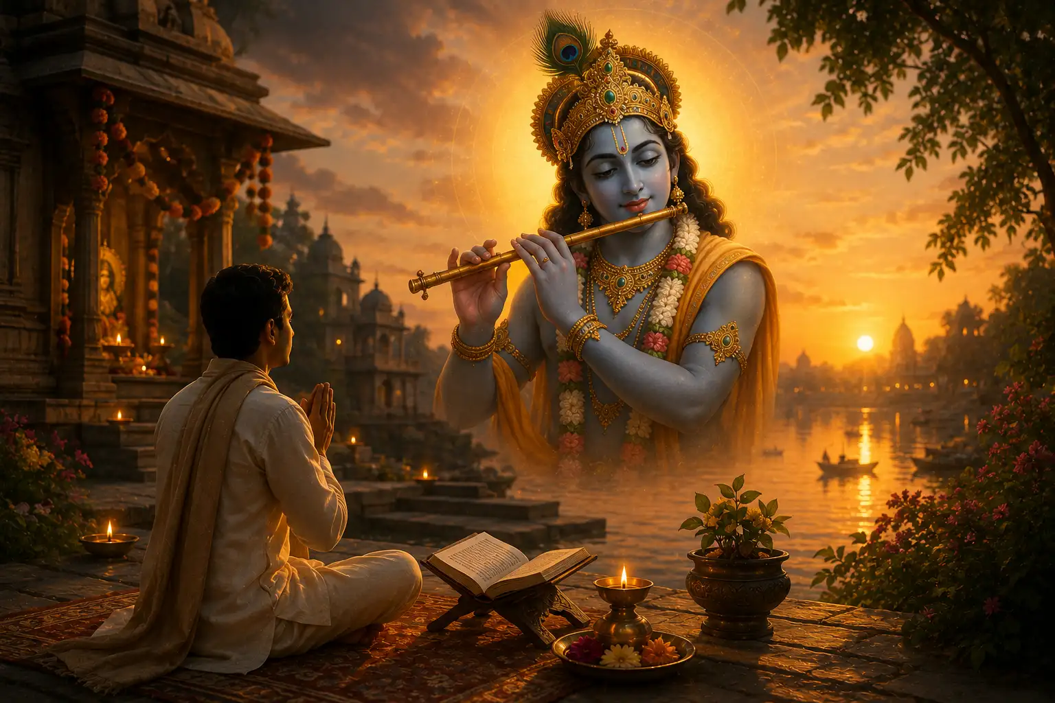 Divine love is cultivated with the support of God and Guru