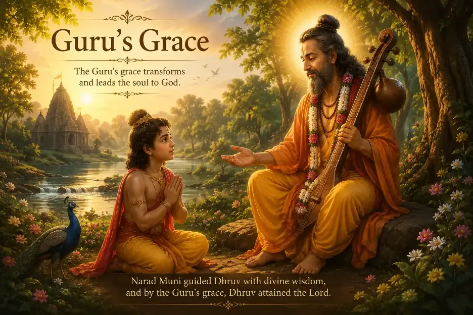 Sage Narad Guides little Dhruv