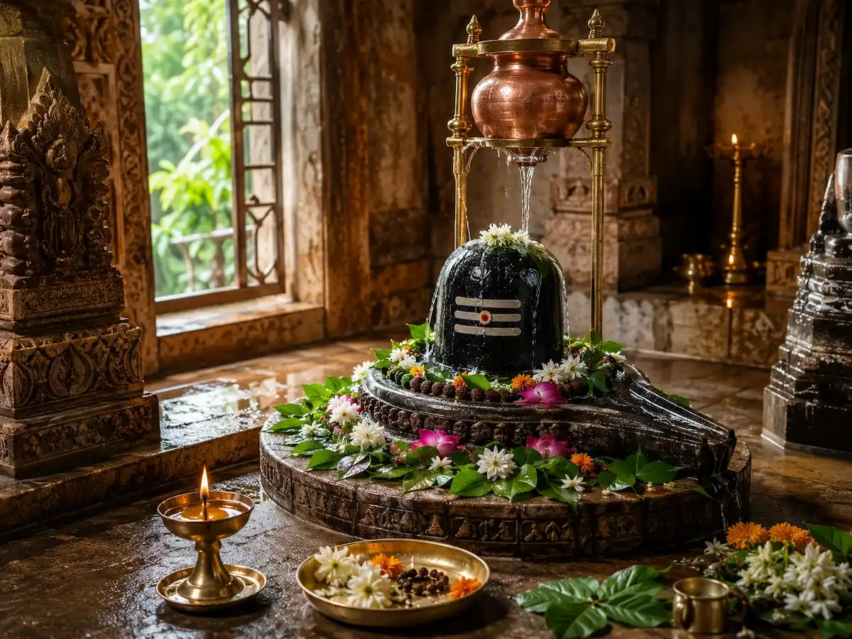 Abhishek should always be approached with reverence, purity, and loving remembrance of Lord Shiva