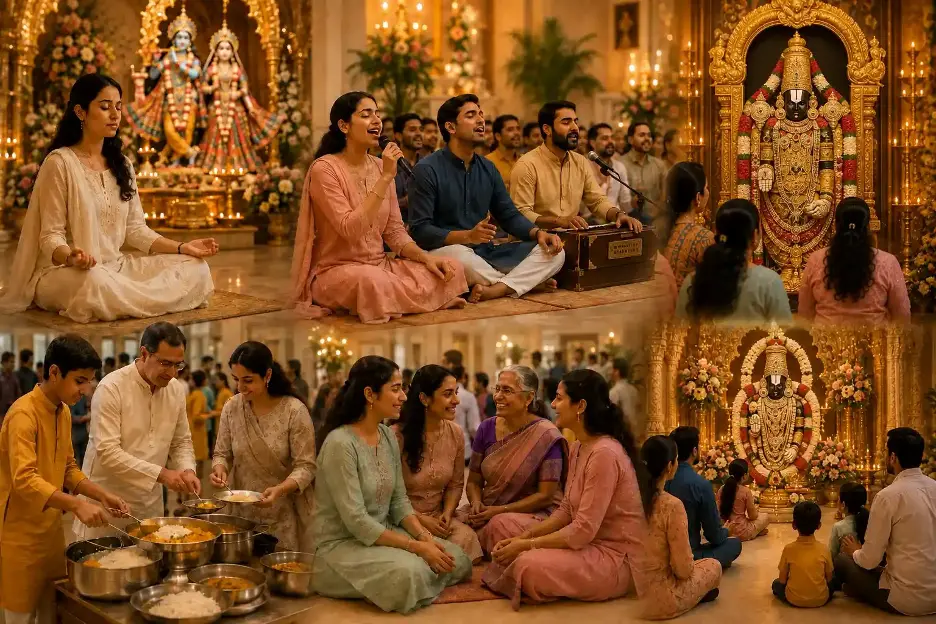 Journey of Krishna bhakti through satsang
