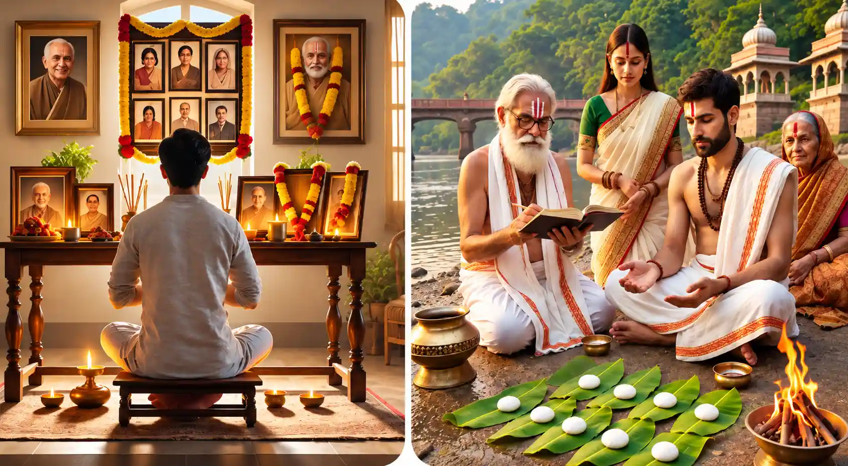 Family remembrance and Pitru Paksha rituals