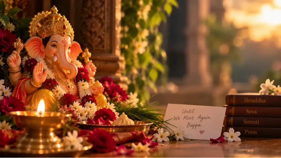 Bappa remembered with love after Visarjan