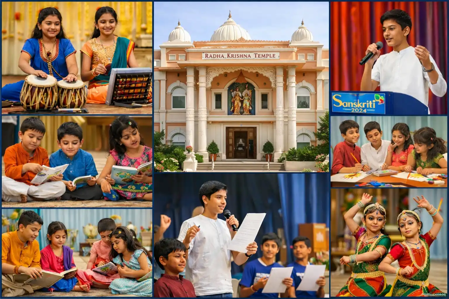 Language Classes in Dallas: Radha Krishna Temple