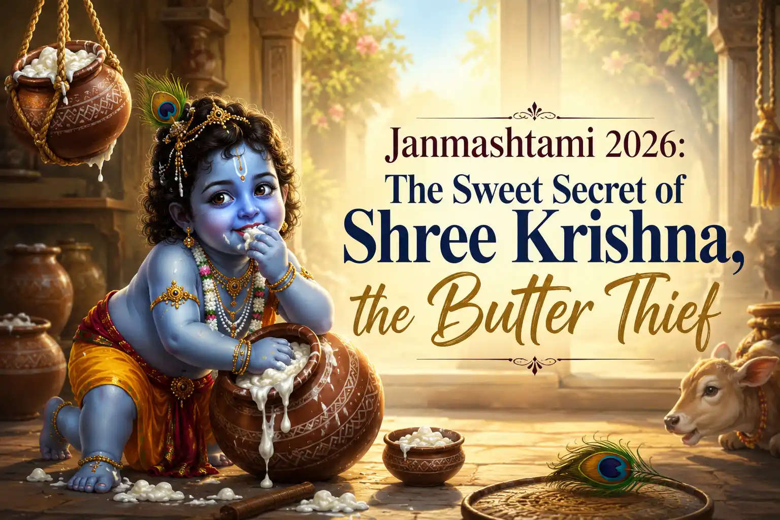 Janmashtami 2026: The Sweet Secret of Shree Krishna, the Butter Thief