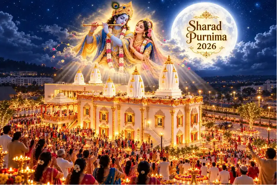 Sharad Poornima 2026 at Radha-Krishna Temple: The Sacred Night of Krishna’s Divine Love