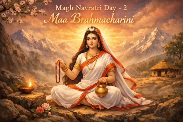 Magha Navratri Day 2: Worshipping Goddess Brahmacharni – Rituals, Mantras, Puja Vidhi & Deep Spiritual Meaning