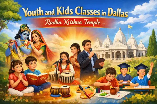 Youth and Kids Classes in Dallas – Radha Krishna Temple