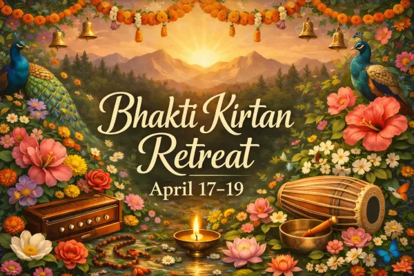 Bhakti Kirtan Retreat at Radha Krishna Temple in Dallas