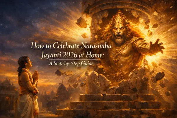 How to Celebrate Narasimha Jayanti 2026 at Home: A Step-by-Step Guide