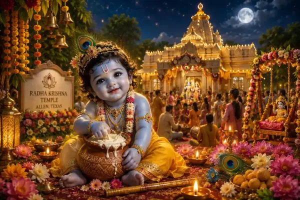 Janmashtami 2026: Transform Your Heart Through Bhakti at Radha Krishna Temple